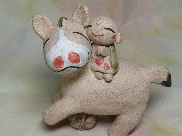 画像1: お地蔵様を乗せたお馬さん (1)