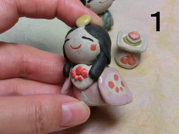 画像4: ちび雛人形セット (4)