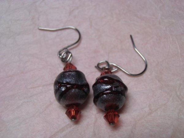 画像2: とんぼ玉ピアス (2)