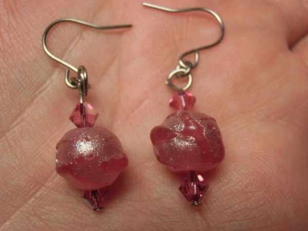 画像2: とんぼ玉ピアス (2)
