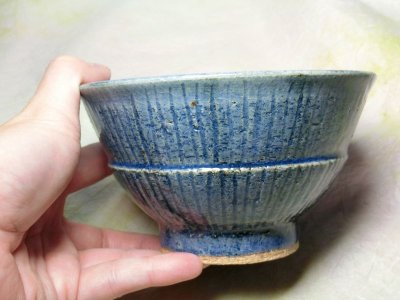 画像3: 茶碗（大・櫛目薄青）