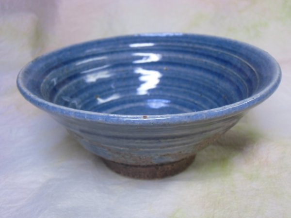画像1: 茶碗（小・薄青） (1)