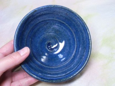 画像1: 茶碗（小・青）