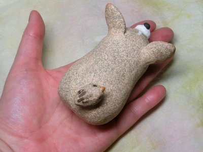 画像2: 伏せをしたコーギー