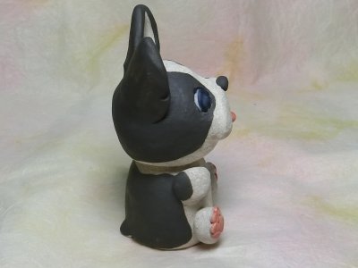 画像1: お座りボストンテリア