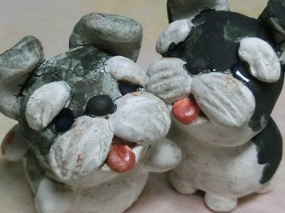 画像1: ちびシュナウザーセット