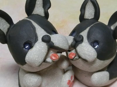 画像1: ちびボストンテリアセット