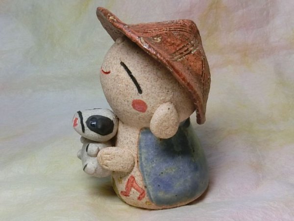 画像3: 幸せ牛だき笠地蔵（小） (3)