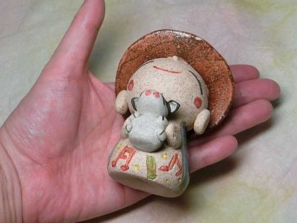 画像6: 幸せ牛だき笠地蔵（小） (6)