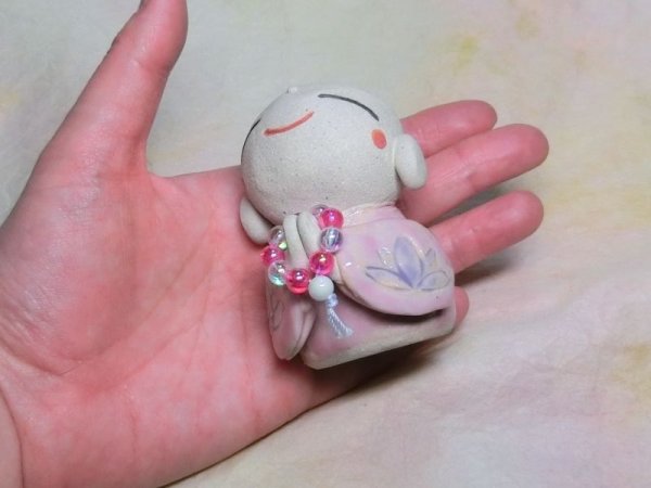 画像6: お数珠を持った幸せ地蔵 (6)