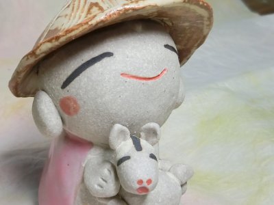 画像3: 幸せ馬だき笠地蔵（小）