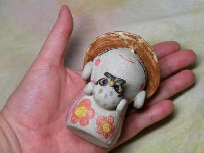 画像3: 幸せ福朗を抱いた笠地蔵（白小）